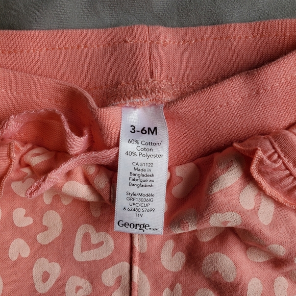 Animal Print Baby Sweatpants 3-6 months - Picture 3 of 3